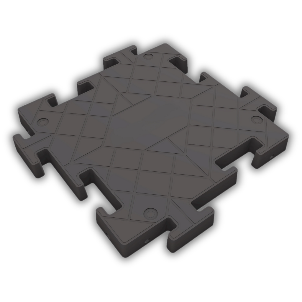 Portable flooring tile